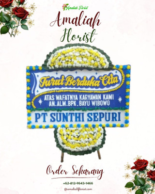 Papan Bunga Duka di Akesai