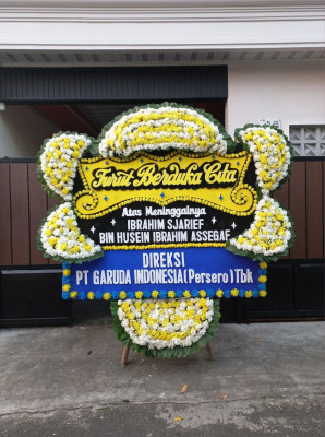 Papan Bunga Duka di Akesai
